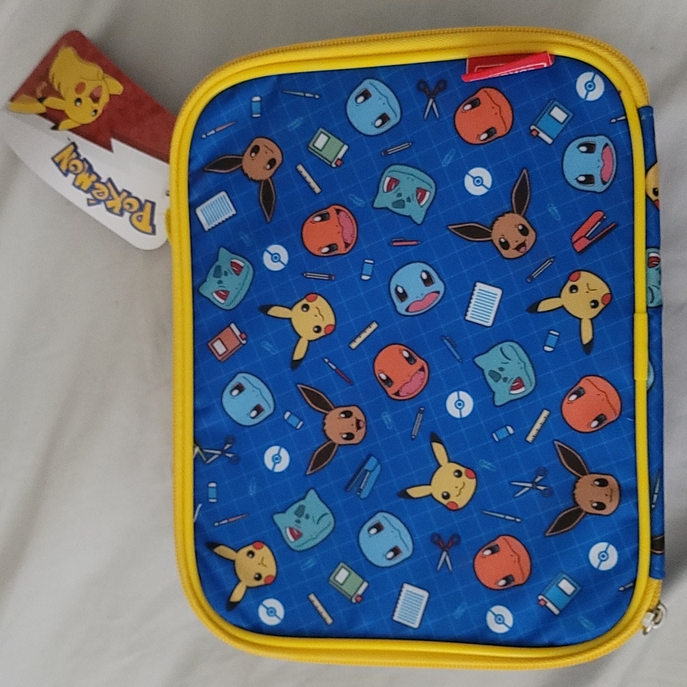 Pokémon Squad Pikachu Squirtle Bulbasaur Eevee Lunch Tote